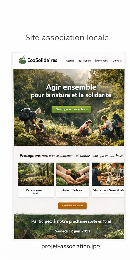 Création de site web pour association locale – Tardigrads