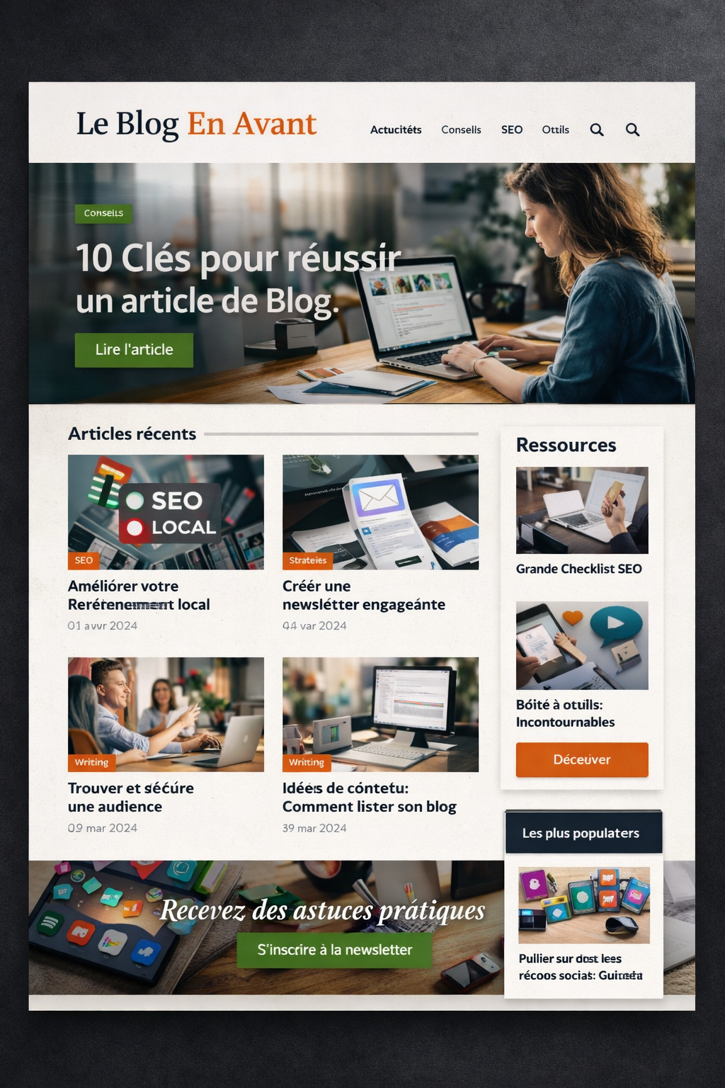 Création de blog et site de contenus – Tardigrads