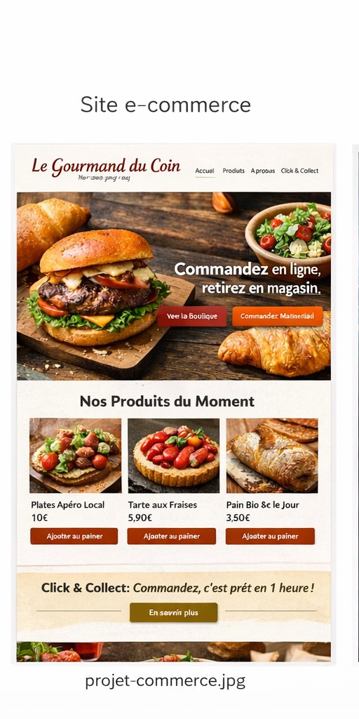 Site e-commerce local avec click & collect – Tardigrads